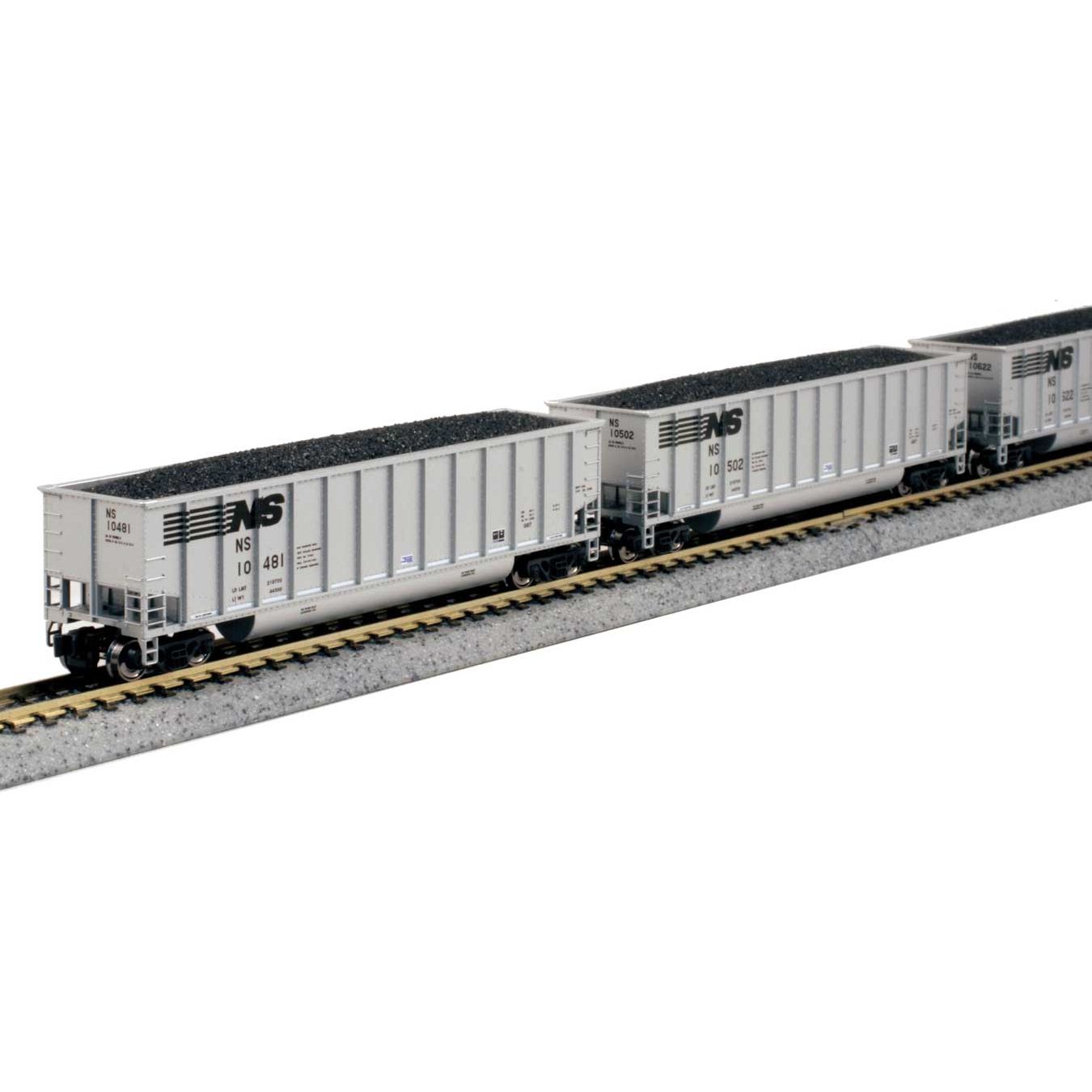 Kato, 106-4634, N Scale, Coalporter, Norfolk Southern,  8-Pack