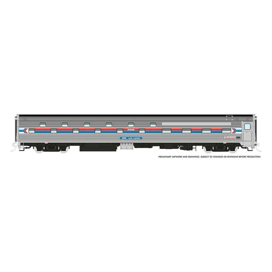 Rapido, 141001, HO Scale, Budd Slumbercoach, Amtrak (Phase 1), #2024, "Loch Sloy"