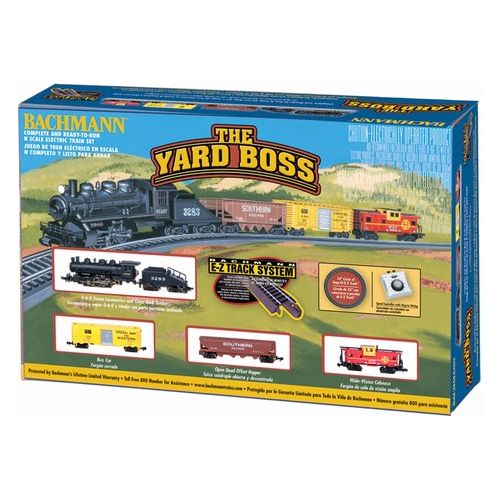 Bachmann, 24014, N Scale, The Yard Boss, Santa Fe Electric Train Set