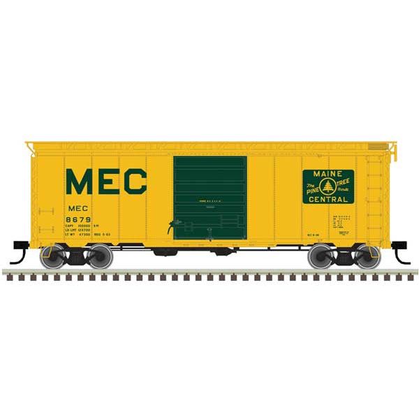 Atlas, 20006824, HO Scale, 40' Postwar Boxcar, Maine Central, #8679