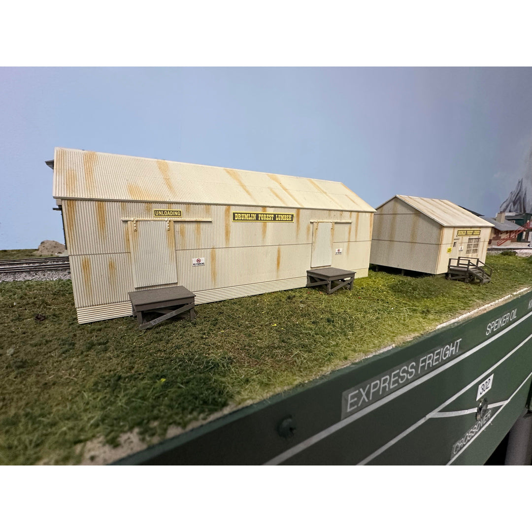 HO Scale used building - Drumlin Forest Lumber