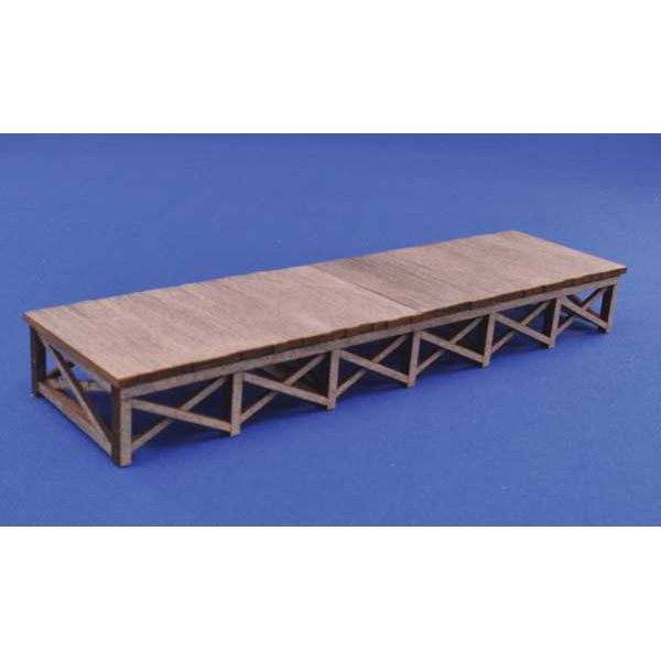 Blair Line, 072, N Scale, Wood Loading Dock Kit
