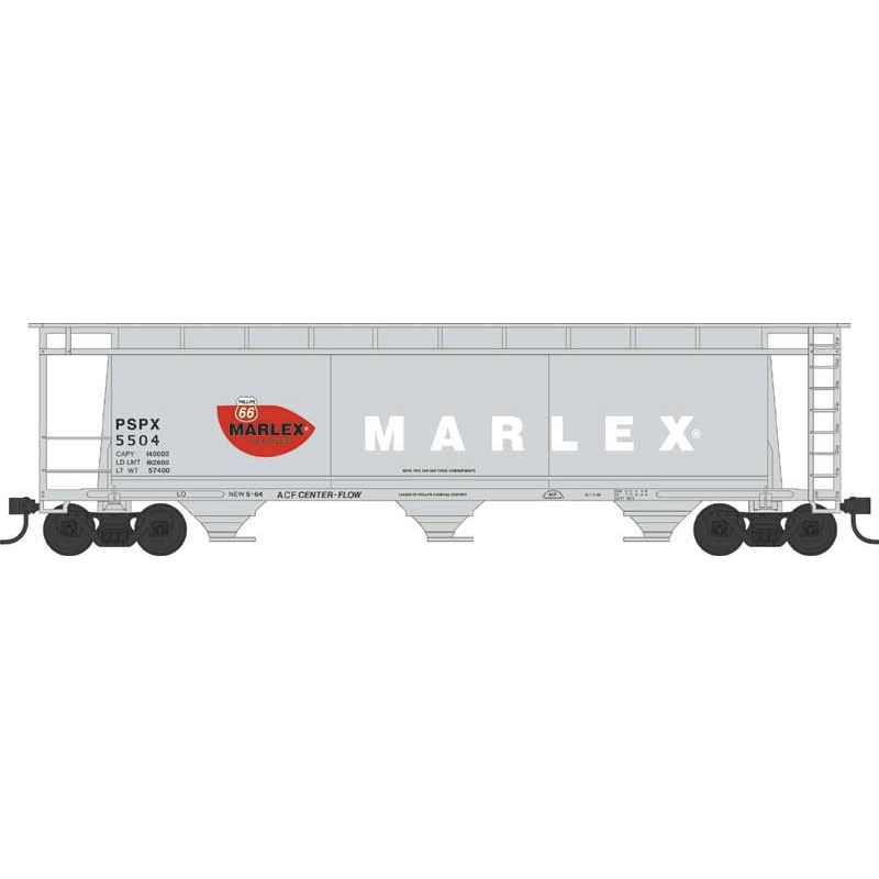 Bowser, 38159, N Scale, 3-Bay Cylindrical Covered Hopper, Phillips Chemical Company, #5503