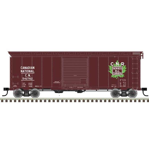 Atlas, 20006830, HO Scale, 40' Postwar Boxcar, Canadian National, #542762