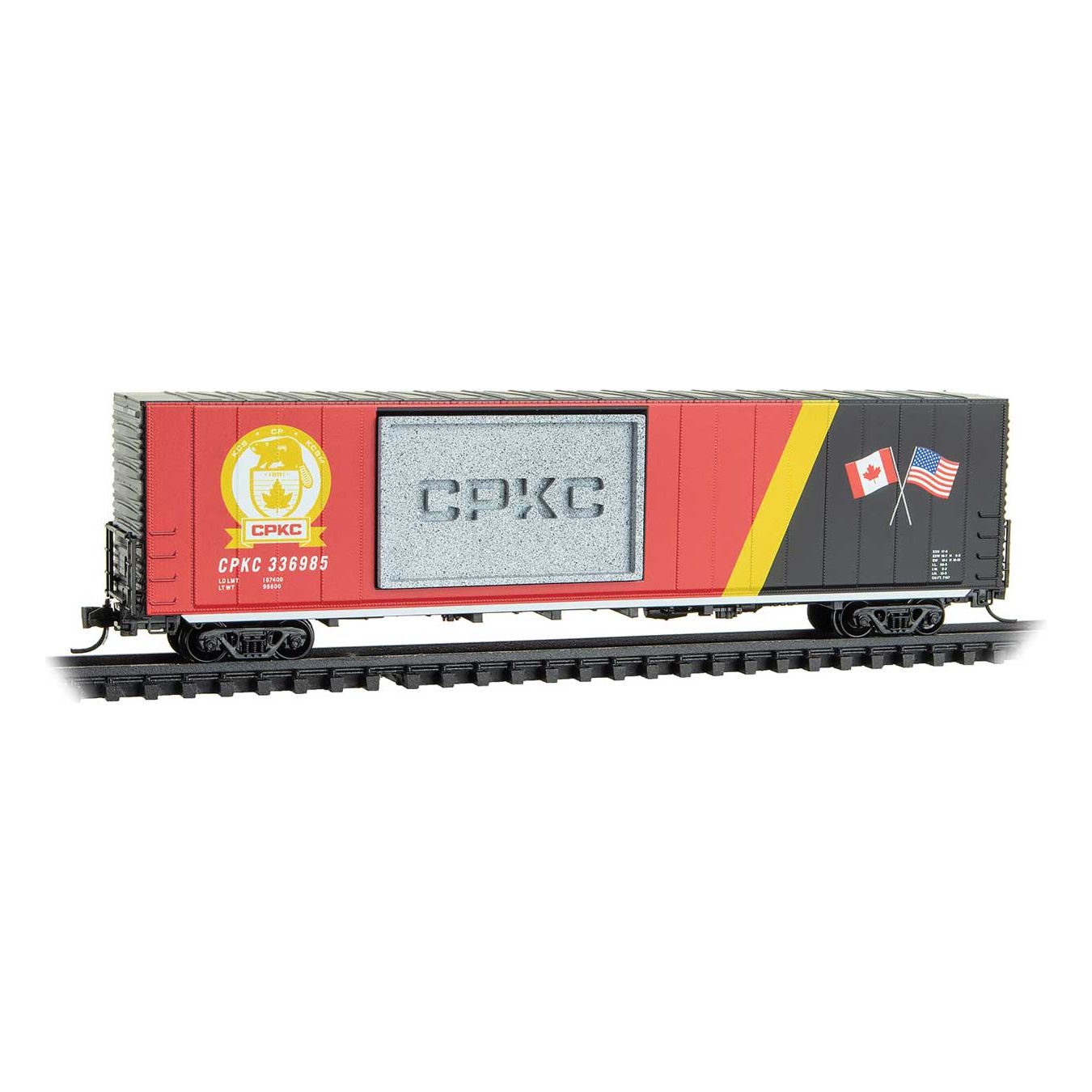 Micro-Trains, 102 00 846, N Scale, Modified 60' Excess-Height Double-Plug-Door Boxcar, CPKC