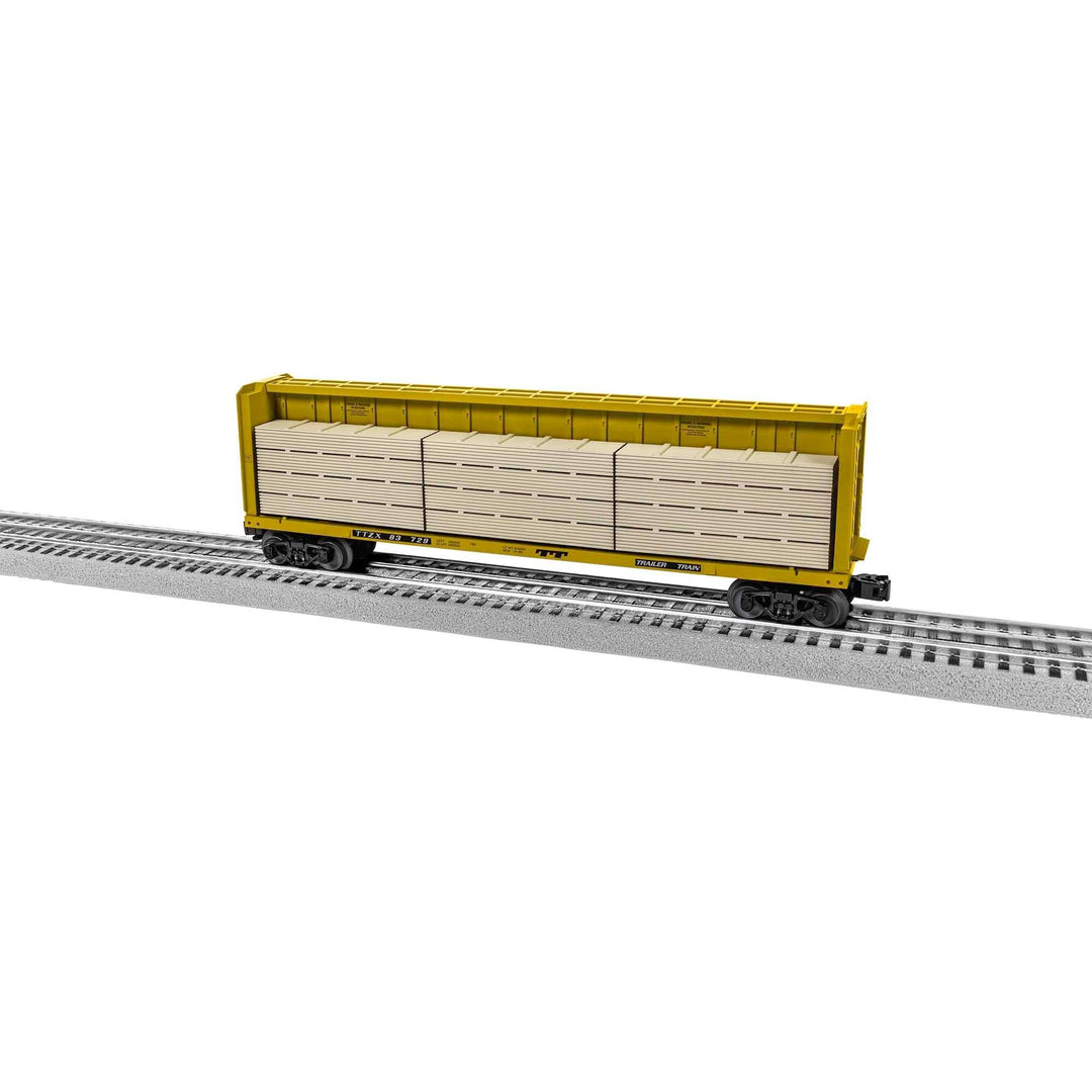 Lionel, O Scale, 2043061, Centerbeam Flatcar, Trailer Train, #83729