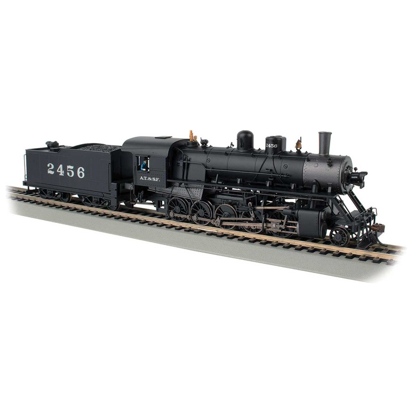 Bachmann, 85401, HO Scale, 2-10-0, Decapod Steam Engine, Atchison Topeka And Santa Fe, #2456, DCC & Sound