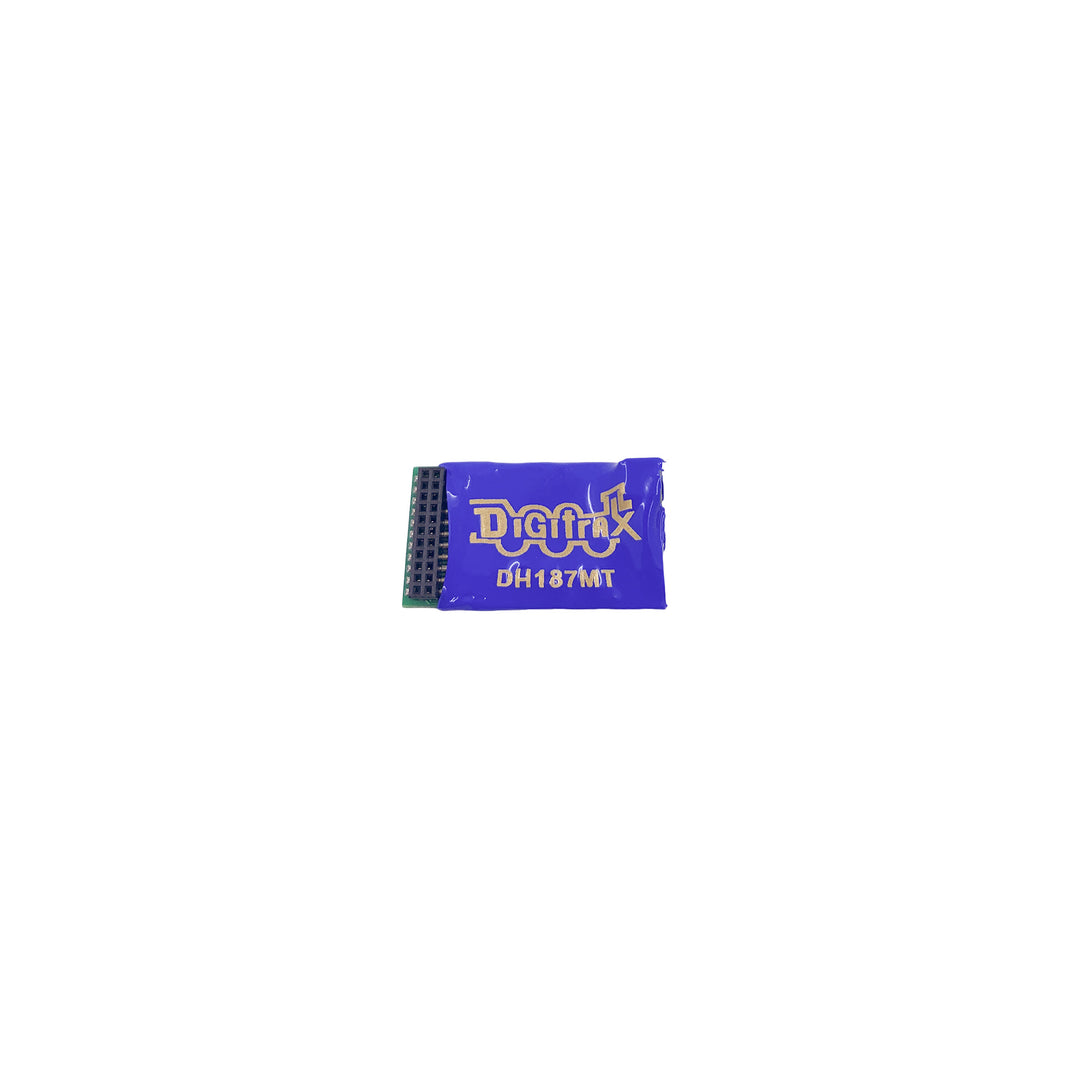 Digitrax, DH187MT, 1.0 Amp, 8 Function, DCC Decoder, 21 Pin MTC interface