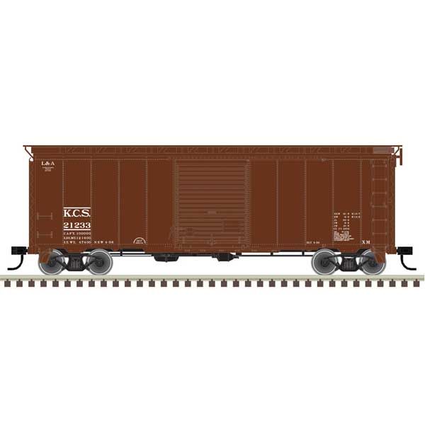 Atlas, 20006822, HO Scale, 40' Postwar Boxcar, KCS, #21233