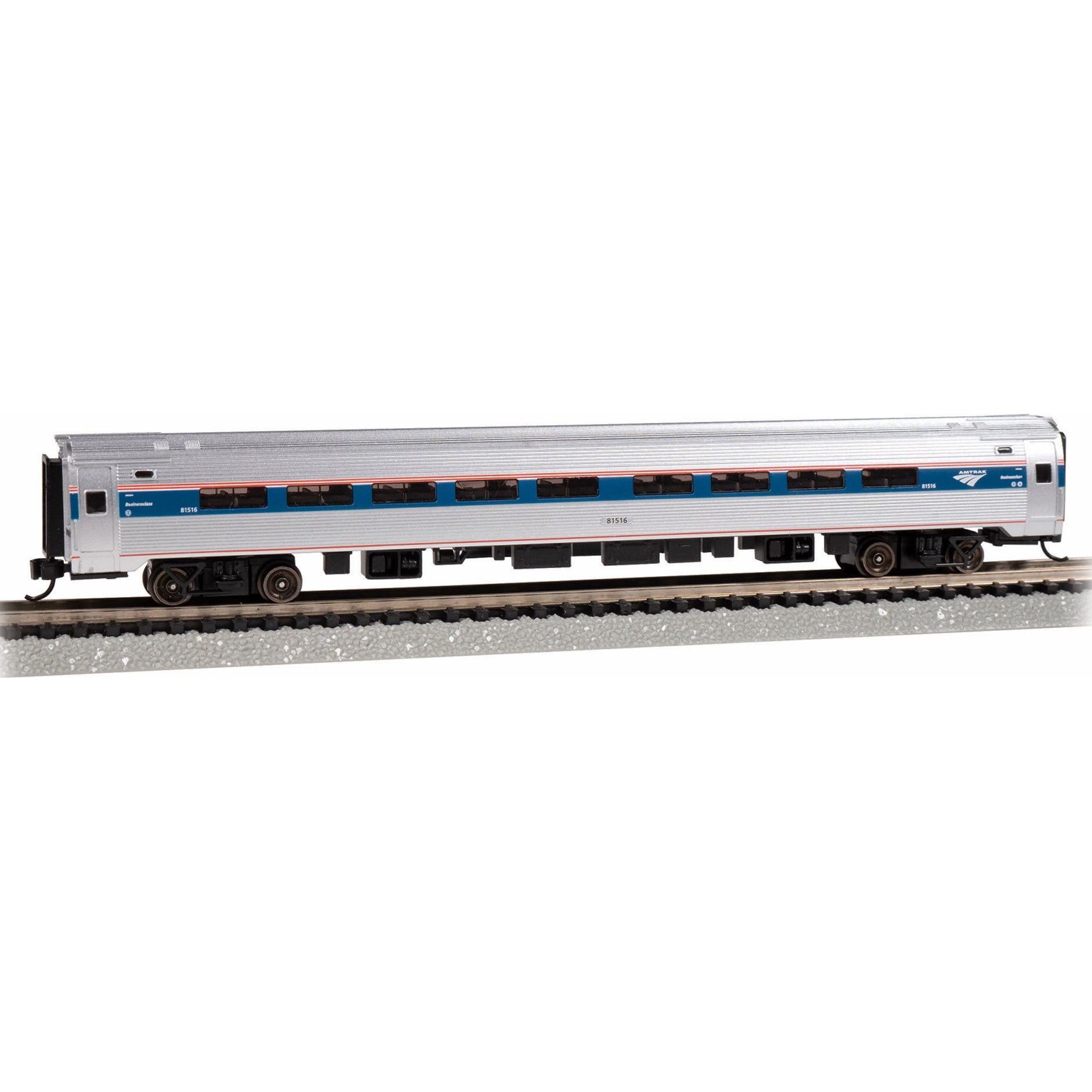 Bachmann, 14170, N Scale, Budd Amfleet I Coach Class with Lighting, Amtrak (Phase VI) #82526