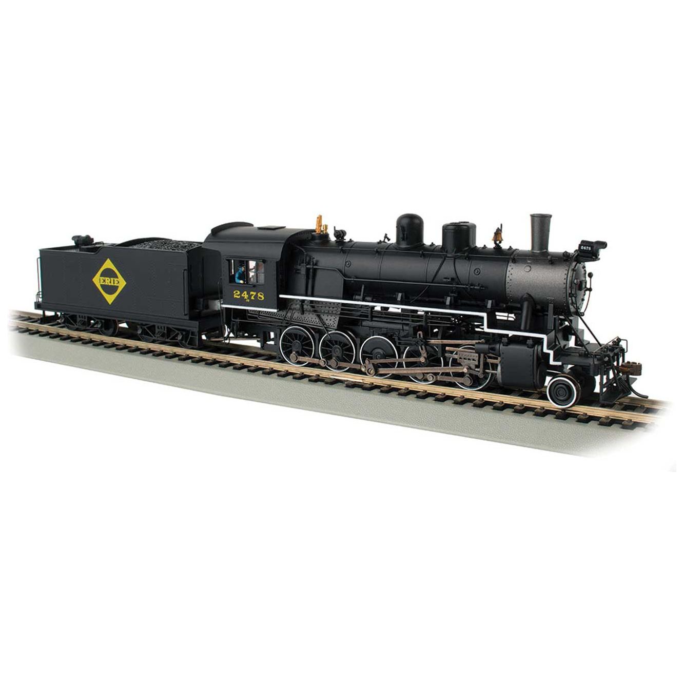 Bachmann, 85402, HO Scale, 2-10-0, Decapod Steam Engine, Erie, #2478 DCC & Sound
