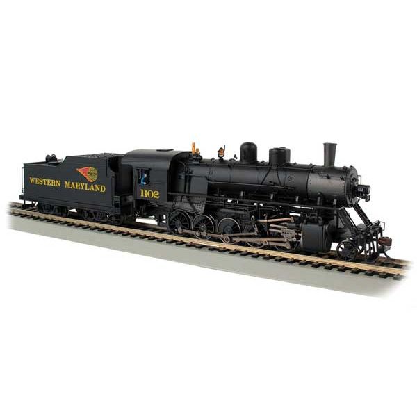 Bachmann, 85404, HO Scale, 2-10-0, Decapod Steam Engine, Western Maryland, #1102 DCC & Sound