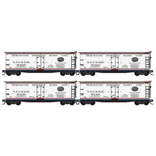 Micro-Trains, 983 00 236, N Scale, NYC & HR, 40' Wood Reefer, 4-Car Runner Pack
