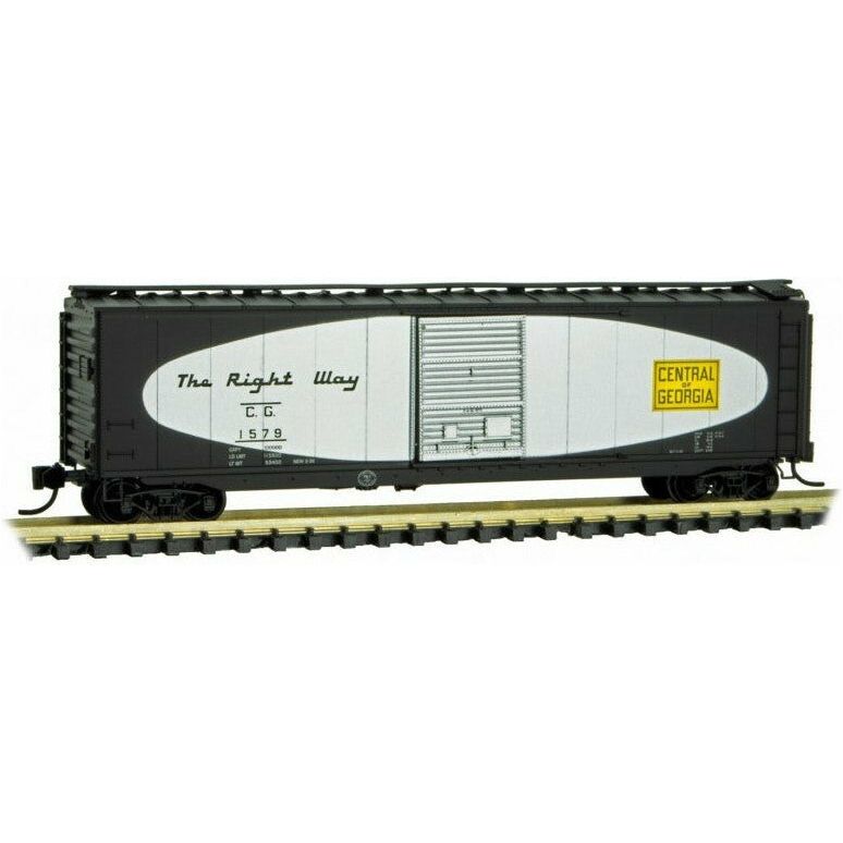 Micro-Trains, 031 00 282, N Scale, 50' Standard Box Car, With Single Door, Central Of Georgia, #1579