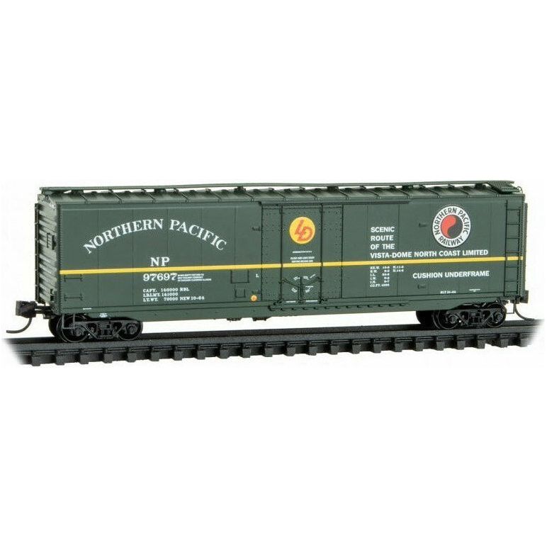 Micro-Trains, 032 00 201, N Scale, 50' Standard Box Car With Plug Door, Northern Pacific, #97697