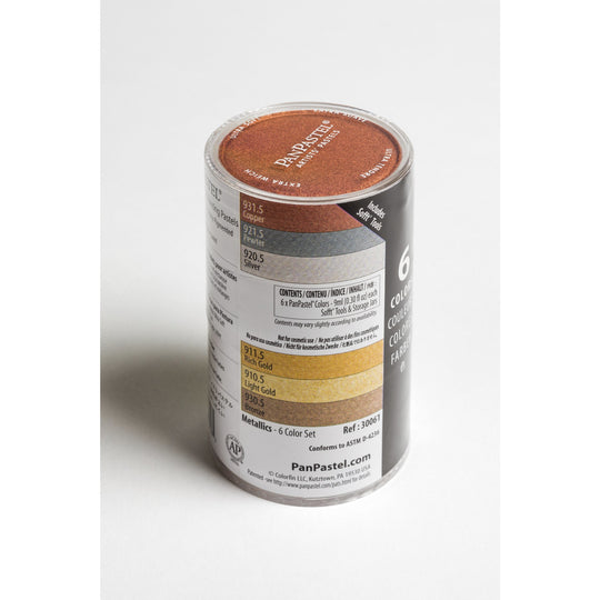 PanPastel: 30061, 6-Color Metallics, + Sofft Tools