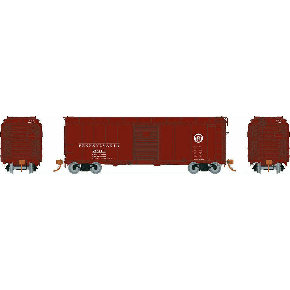 Rapido, 123001, HO Scale, X31A Box Cars With Single Door, Pennsylvania Railroad, (6-Pack #1)