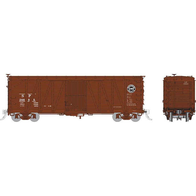 Rapido, 142015, HO Scale, USRA Single-Sheathed Box Cars, Southern Pacific, (6 Pack)