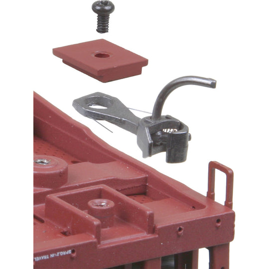 Kadee, HO Scale, 148-25, "Standard" Head, Metal WHISKER Couplers, Medium Centerset Shank, 25 Pair