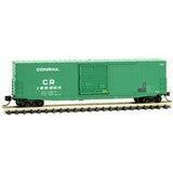 Micro-Trains, 180 00 230, N Scale,50' Standard Box Car with 10' Single Door, No Roofwalk, and Short Ladders, Conrail, #169904