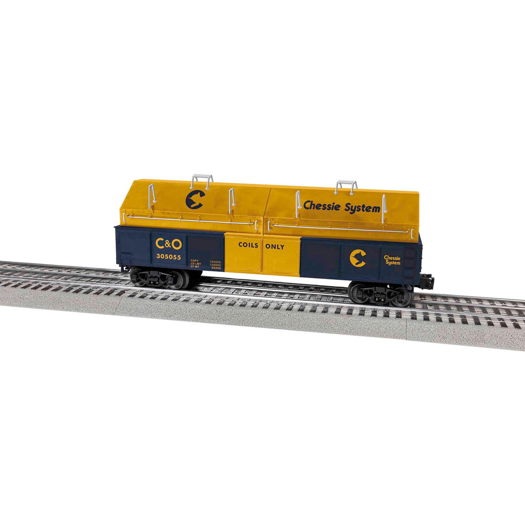 Lionel, O Scale, 2043144, Standard O Gondola, Chessie System, #305055