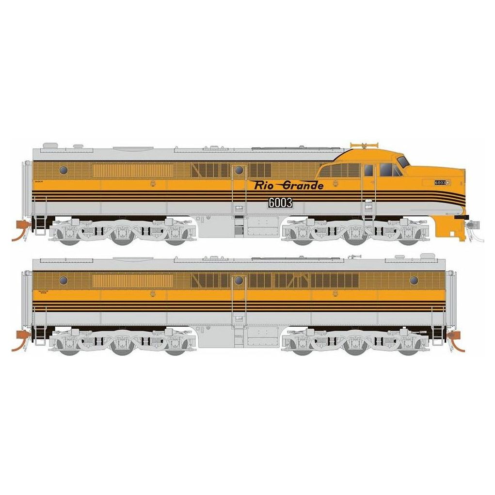 Rapido, 23512, HO Scale, ALCo PA-1/PB-1, Rio Grande, #6003/#6002 DCC & Sound