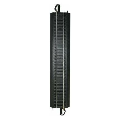 Bachmann, 44481, HO Scale, 9" Radius Straight, Black Roadbed & Steel Alloy (Single Track)