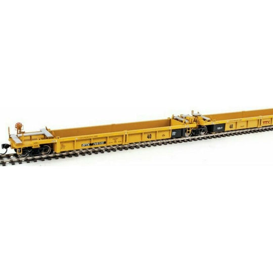 Walthers Mainline, HO Scale, 910-55652, Thrall Rebuilt 40' Well Cars, DTTX, #748273, A-E (5)