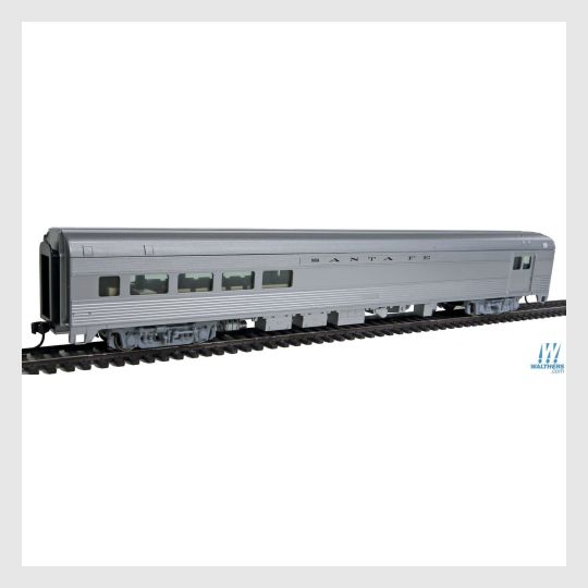 3964010594327 - Walthers Mainline 910-30052, 85' Budd Baggage Lounge - Santa Fe - Rj's Trains