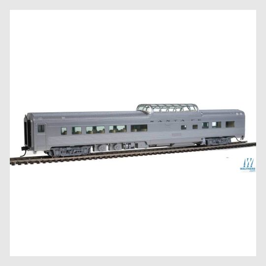 3964014264343 - Walthers Mainline 910-30402, 85' Budd Dome Coach - Santa Fe - Rj's Trains