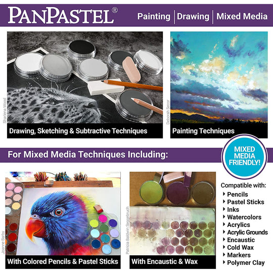 PanPastel, 30083, Lia Griffith Flower Coloring Kit, (7 Colors)