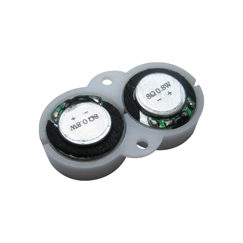 ESU, 50328, Two Round 13mm, 8 Ohms 1-2W Speakers With Common Sound Chamber