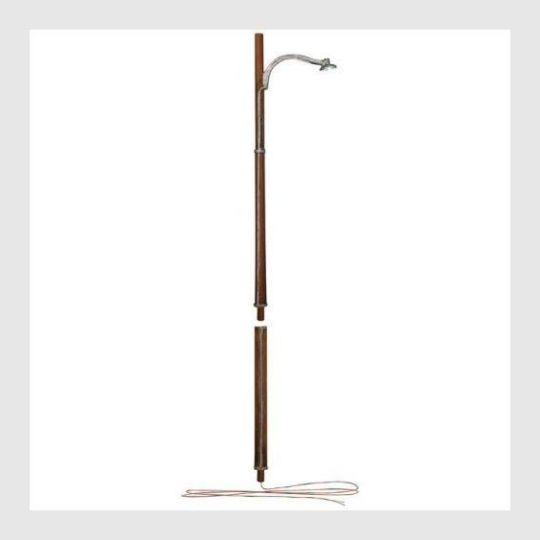 339089391639 - Woodland Scenics Jp5630 - Wooden Pole Street Lights (Pack Of 3) Ho Scale - Rj's Trains