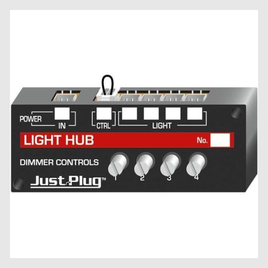 thumbnail image 2 of Woodland Scenics Just Plug Lights And Hub Set JP5701 – Model Railroad Lighting 2 of 5