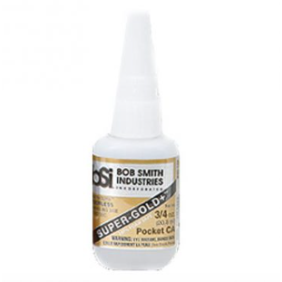 Bob Smith Industries, BSI-139, SUPER-GOLD+, Medium Thick, Pocket CA Glue, 3/4 oz