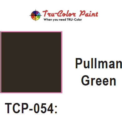 Tru-Color Paint, TCP-054, Airbrush Ready, Pullman Green, 1 oz