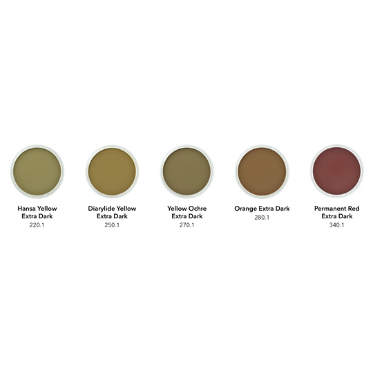PanPastel, 30105, Extra Dark Shades - Warm (10 Colors) , Plus Sofft Tools