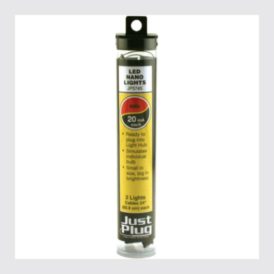 1588124975127 - Woodland Scenics Jp5745 Just Plug(Tm) Lighting System, Led Nano Lights, 20Ma Red (2) - Rj's Trains