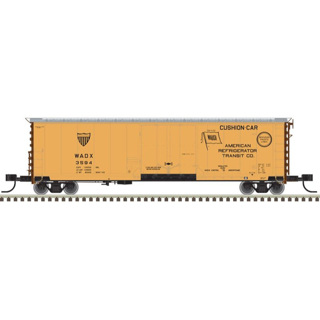 Atlas, N Scale, 50005689, GA 50' RBL Box Car, American Refrigerator Transit, #3525