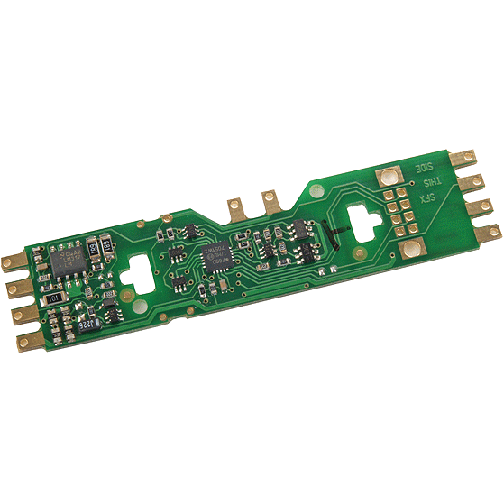 Digitrax, DH165A0, 6 Function, DCC Decoder, 1.25 Amp & 2 Amps Peak, Fits Multiple Manufactures