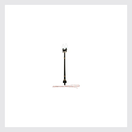 1475011772439 - Woodland Scenics Jp5632 - Double Lamp Post Street Light (3 Pack) Ho Scale - Rj's Trains