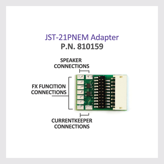 1415412023319 - Soundtraxx 810159 Jst-21Pnem Adapter - Rj's Trains