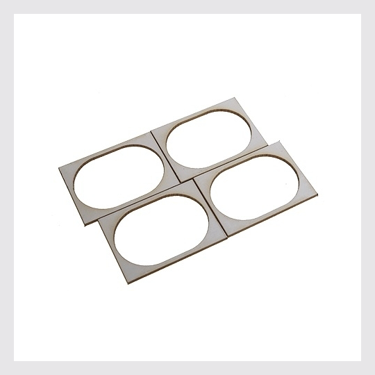 1414386581527 - Soundtraxx 810139 28Mm X 40Mm (1.10236" X 1.5748") Oval Speaker Gasket Kit (4 Pack) - Rj's Trains