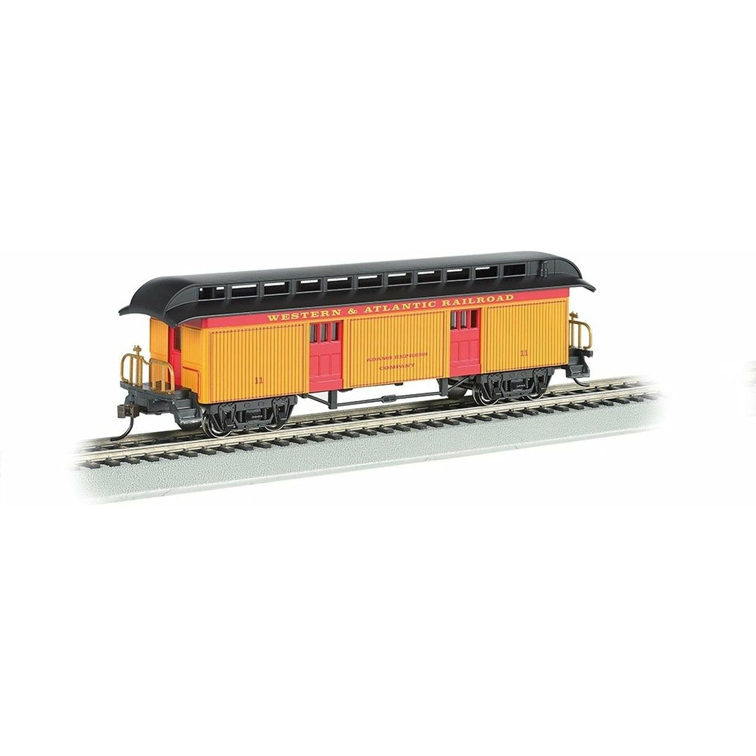 Bachmann, HO Scale, 15301, 1860-1880 Baggage Car, Western and Atlantic, #11