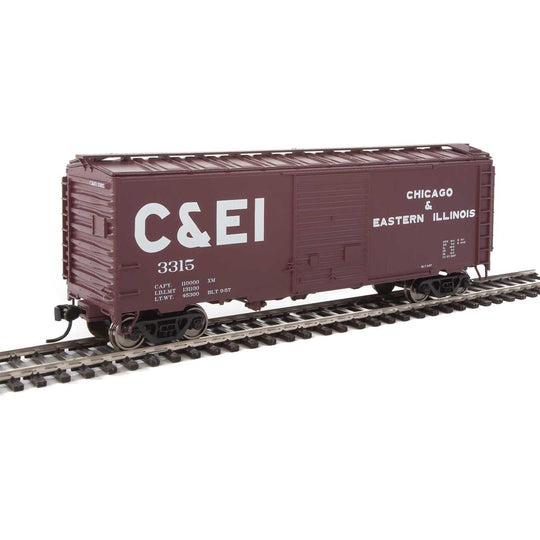 Walthers Mainline, 910-2252, HO Scale, 40' AFC 1944 Box Car, Chicago & Eastern Illinois, #3315