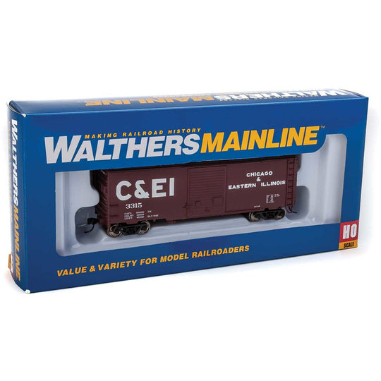 Walthers Mainline, 910-2252, HO Scale, 40' AFC 1944 Box Car, Chicago & Eastern Illinois, #3315