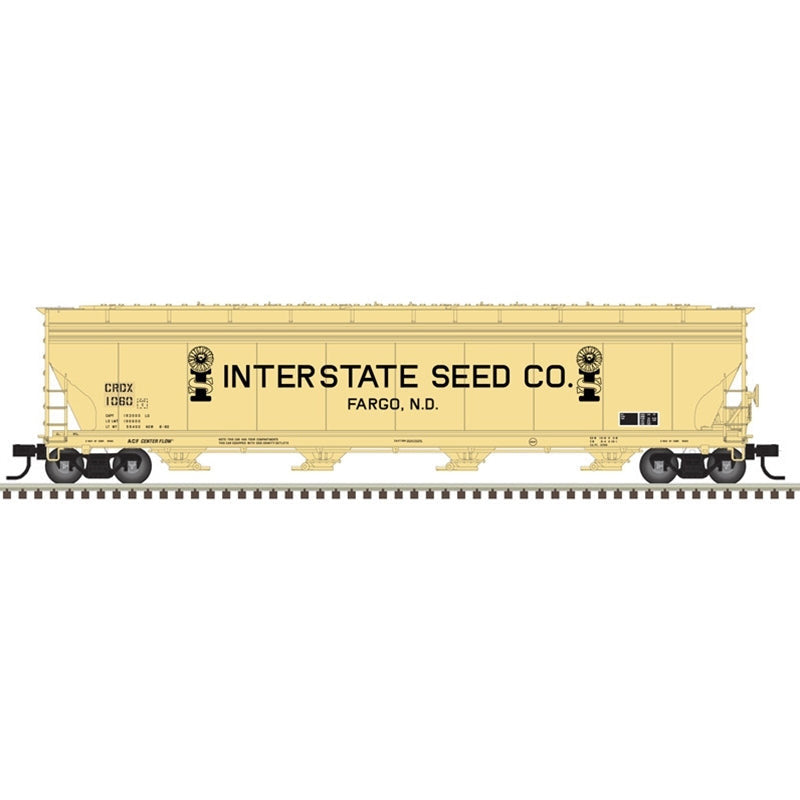 Atlas Master Line, N Scale, 50006021, 5701 Plastics Hopper, Interstate Seed Co., #1060