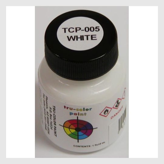 1589231190039 - Tru-Color Paint Tcp-005 White 1Oz - Rj's Trains