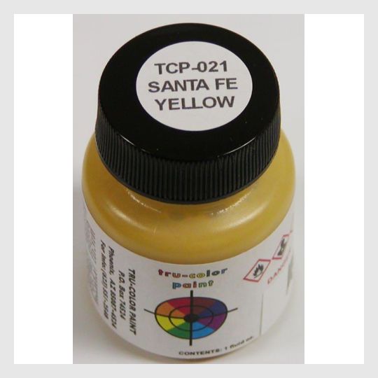1589579644951 - Tru-Color Paint Tcp-021 Santa Fe Yellow 1Oz - Rj's Trains