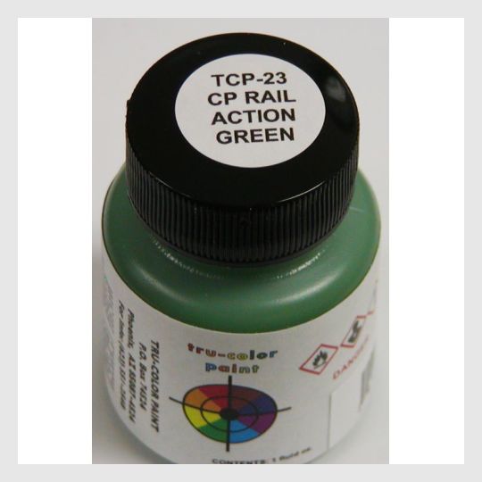 1591137140759 - Tru-Color Paint Tcp-023 Cp Rail Action Green 1Oz - Rj's Trains